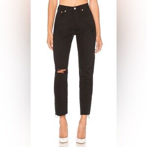 Levi’s Wedgie Icon Jeans in Black Desert size 24